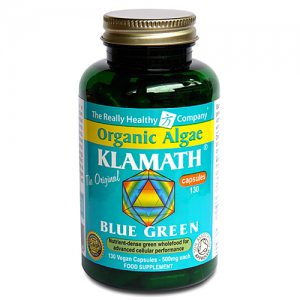 Organic Klamath Blue Green Algae 130 Caps -500mg Vegan
