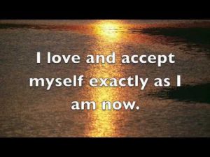 i love and accept myself exactly as I am - awakening fertility